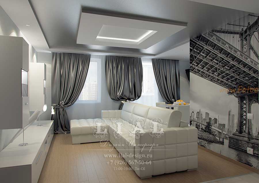 Дизайн двухкомнатной квартиры 50 кв.м. 27 фото | Частный дизайнер интерьера  Лидия Подоксенова