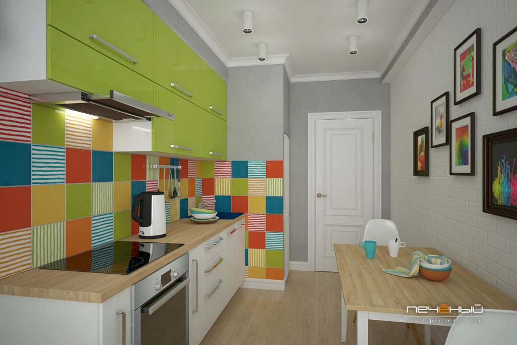 Дизайн кухни в панельном доме 9 кв (18 фото) | «Печёный»