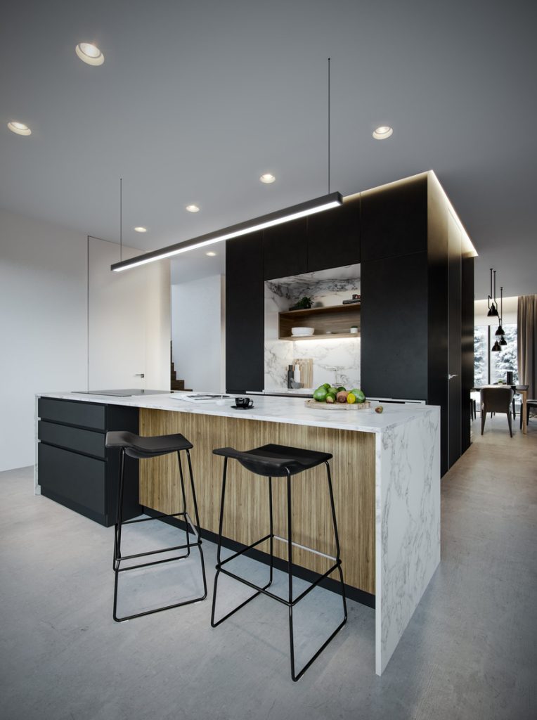 Дизайн кухни-гостиной: 16 кв. м - готовые решения