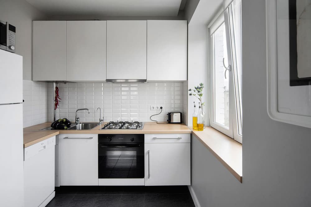 Дизайн кухни 6 кв. м: ремонт, идеи и лучшие варианты, фото проектов с  холодильником, интерьер в хрущевке, маленькое пространство