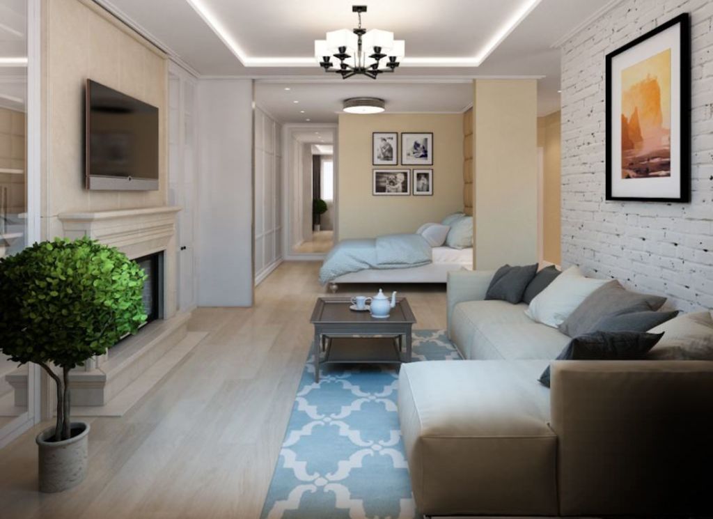 22 варианта как разделить гостиную и спальня: совмещение и зонирование в  одной комнате, дизайн