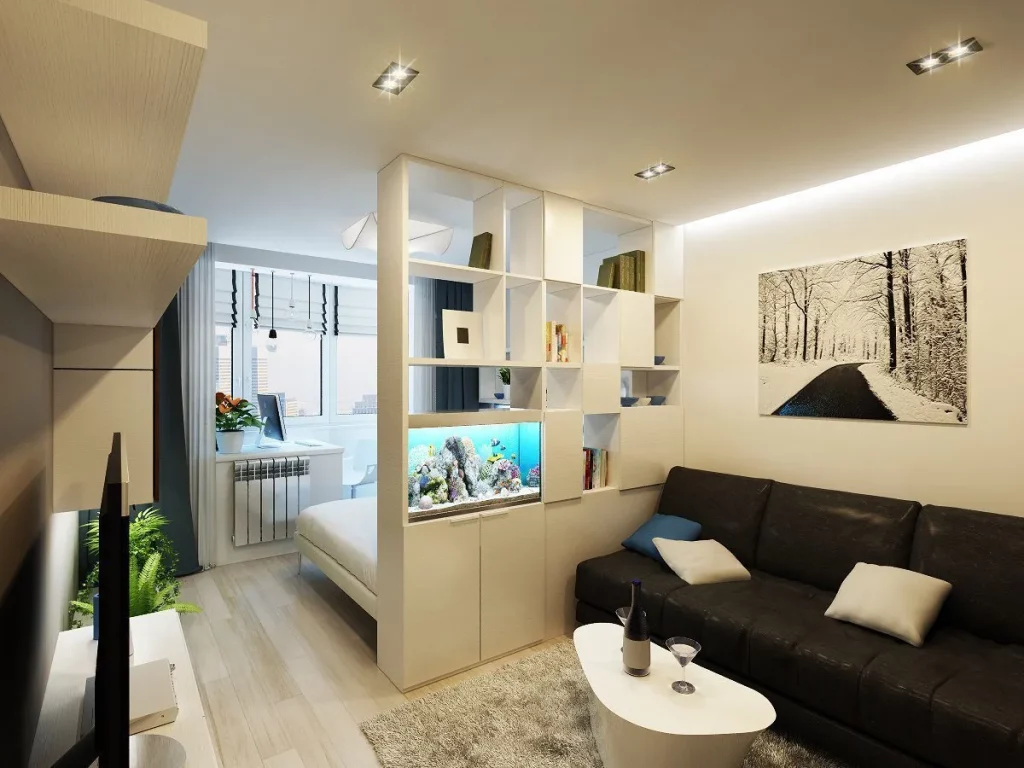 Дизайн гостиной и спальни 15 кв м: ключ к максимально эффективному  использованию пространства [90 фото]