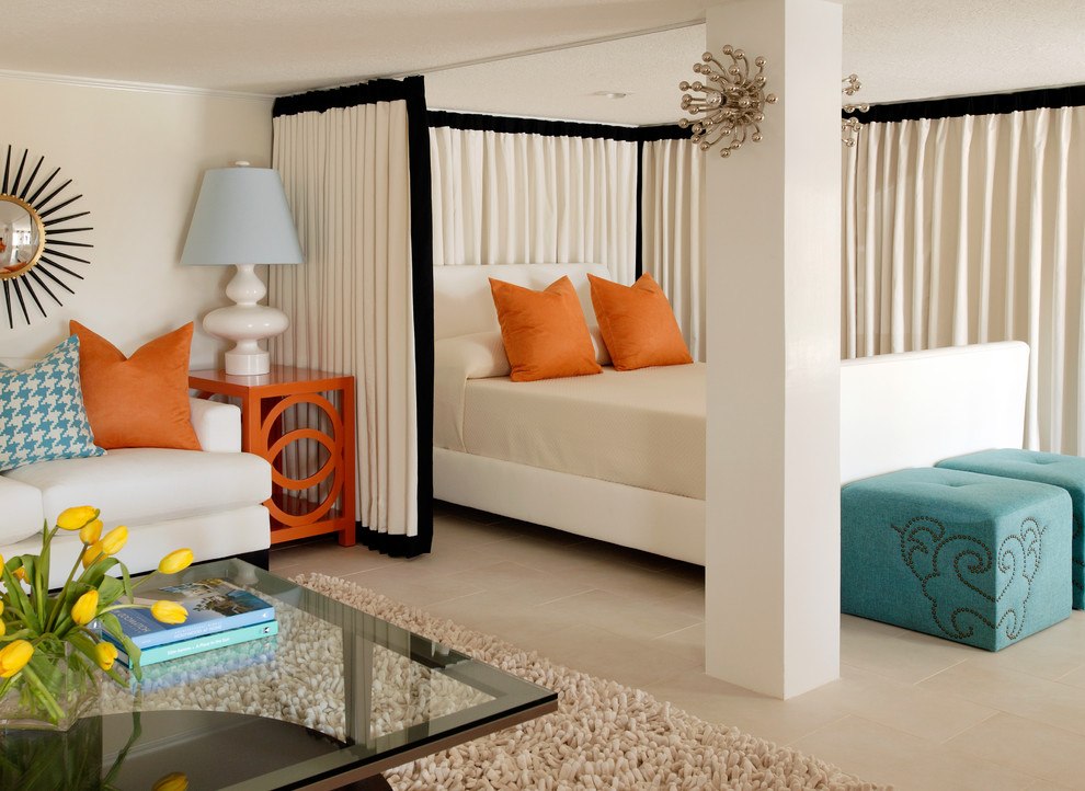 Интерьер спальни гостиной 18 кв м – кровать и диван в одной комнате дизайн