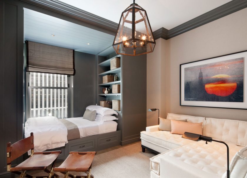 Дизайн гостиной спальни - 180 фото необычных идей правильного зонирования