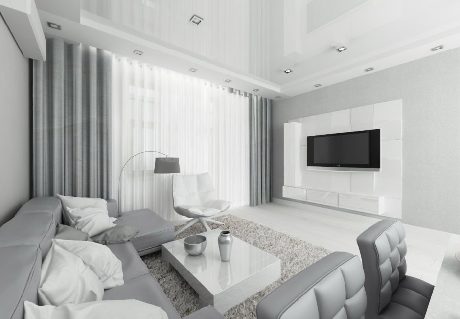 Белая гостиная (70 фото): идеи дизайна интерьеров, ремонт гостиной