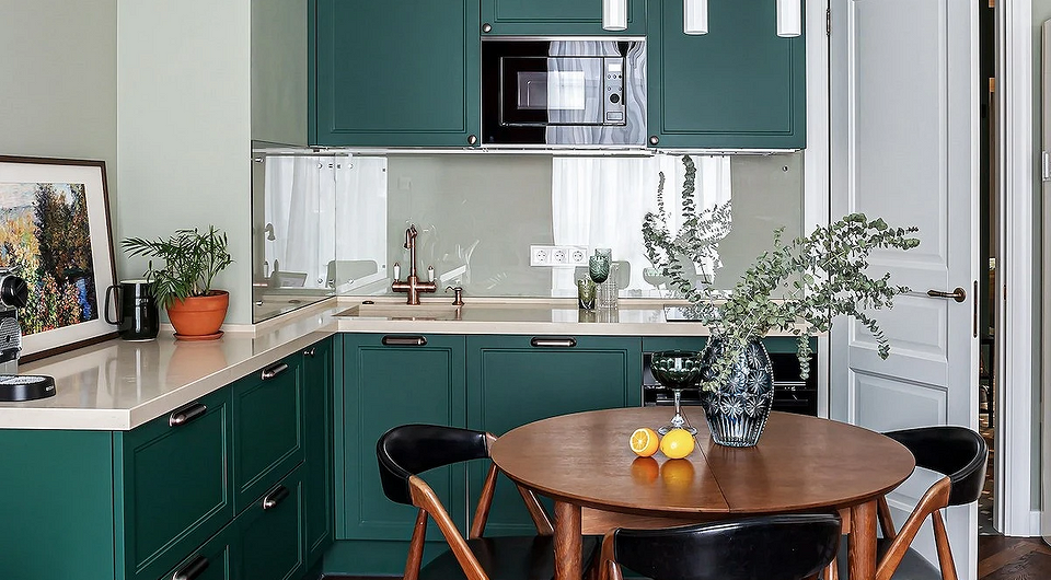 Кухня зеленого цвета: идеи дизайна, 100 фото в интерьере | ivd.ru