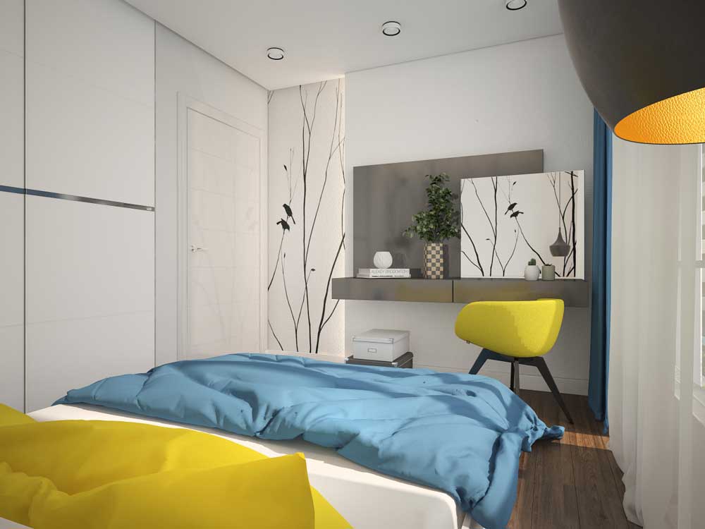 Дизайн спальни 9 кв. метров: 75 лучших идей для маленькой комнаты