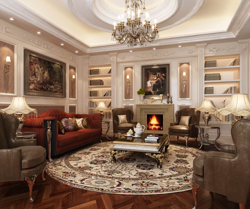 Интерьер гостиной в классическом стиле | Cтатьи о мебели и интерьере