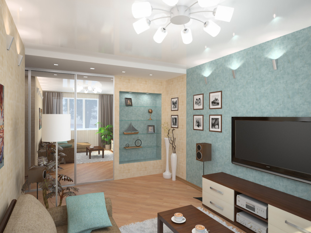 Дизайн гостиной маленькой: интерьер узкой комнаты в малогабаритной квартире