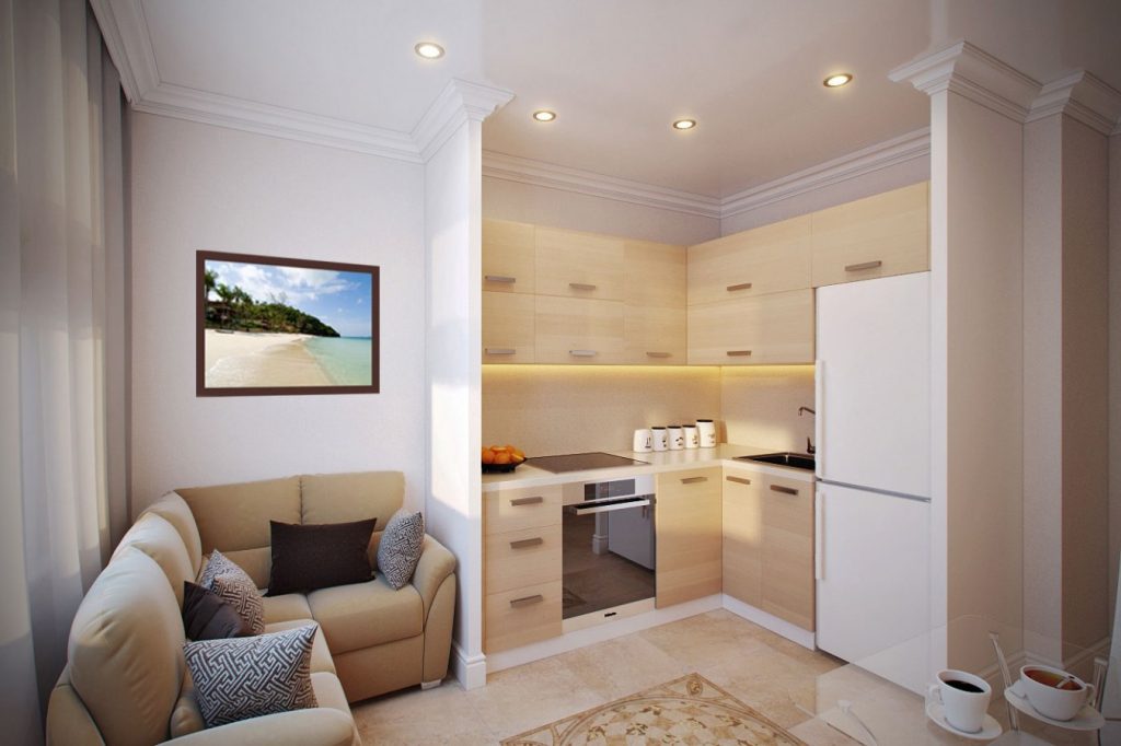 Дизайн гостиной в малогабаритной квартире с холодильником (42 фото) -  красивые картинки и HD фото
