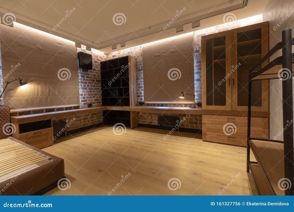 Современный дизайн интерьера гостиной в квартире Стоковое Фото -  изображение насчитывающей радиатор, потолок: 161327756