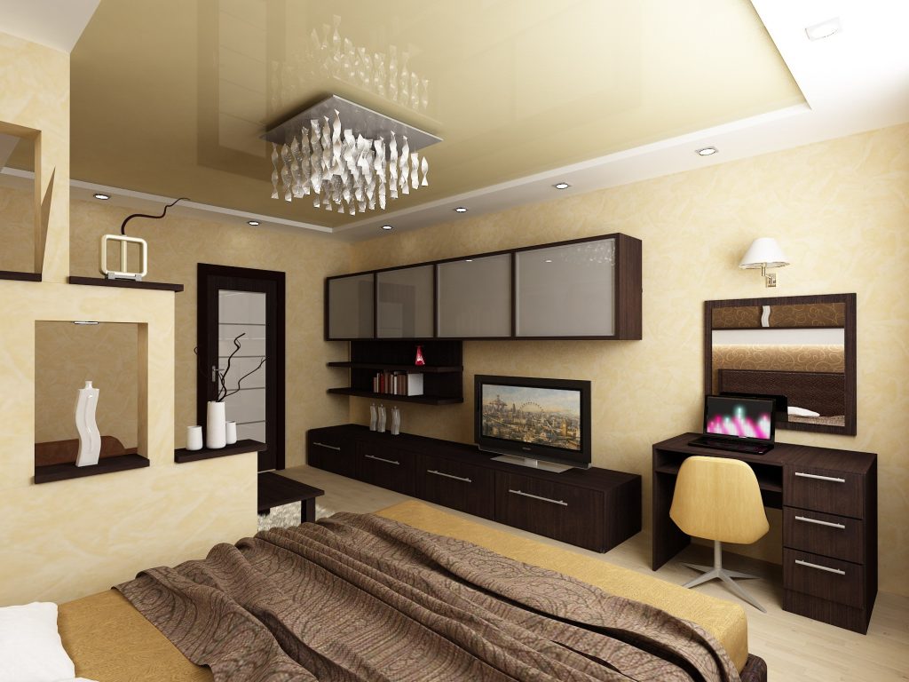 Дизайн комнаты 16 кв м: спальни-гостиной с фото, идеи зонирования