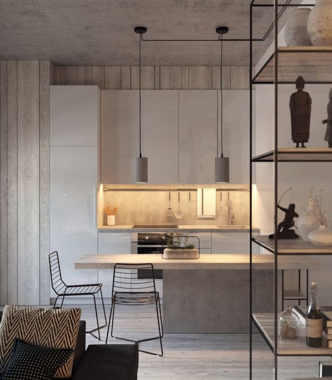 Дизайн кухни-гостиной 30 кв. м: особенности выбора стиля