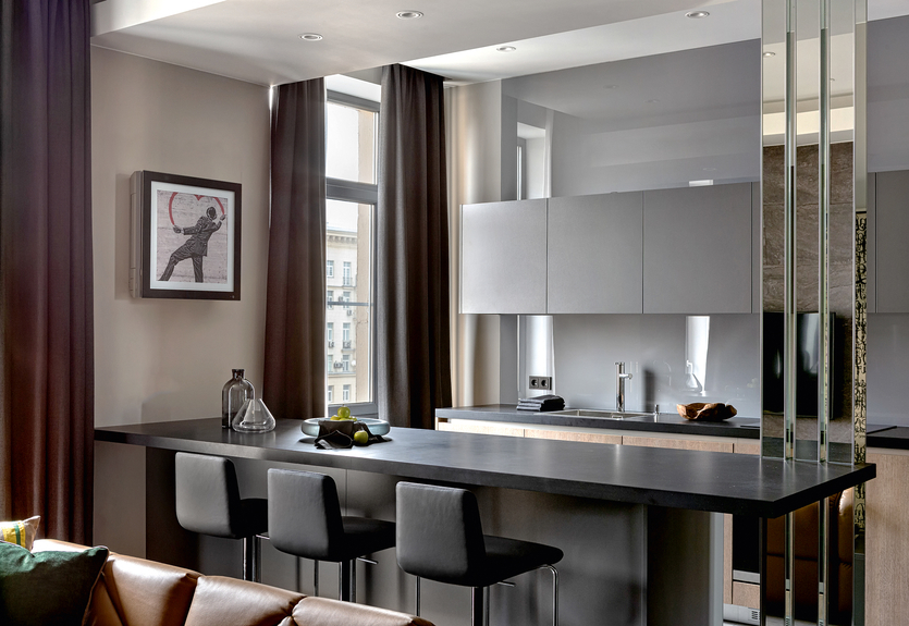 Кухня-гостиная дизайн 30 кв.м в частном доме: дизайн и зонирование, выбор  стиля и цветового решения с фото-примерами