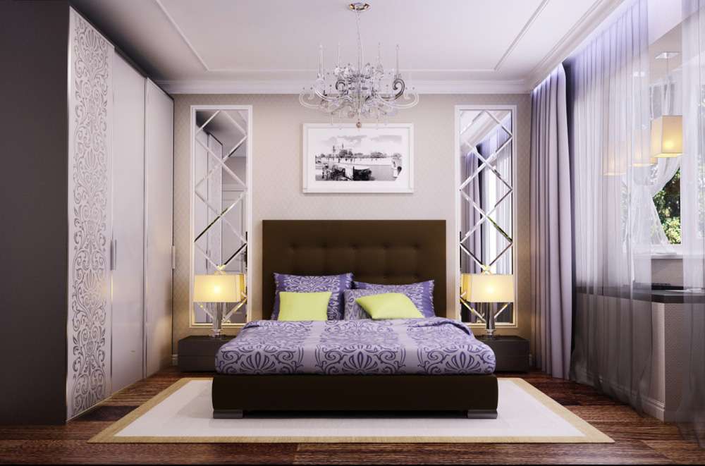 Дизайн спальни 12 кв. м в современном стиле — реальные фото интерьеров