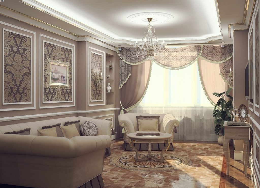 Интерьер гостиной в стиле классика (31 фото) - красивые картинки и HD фото