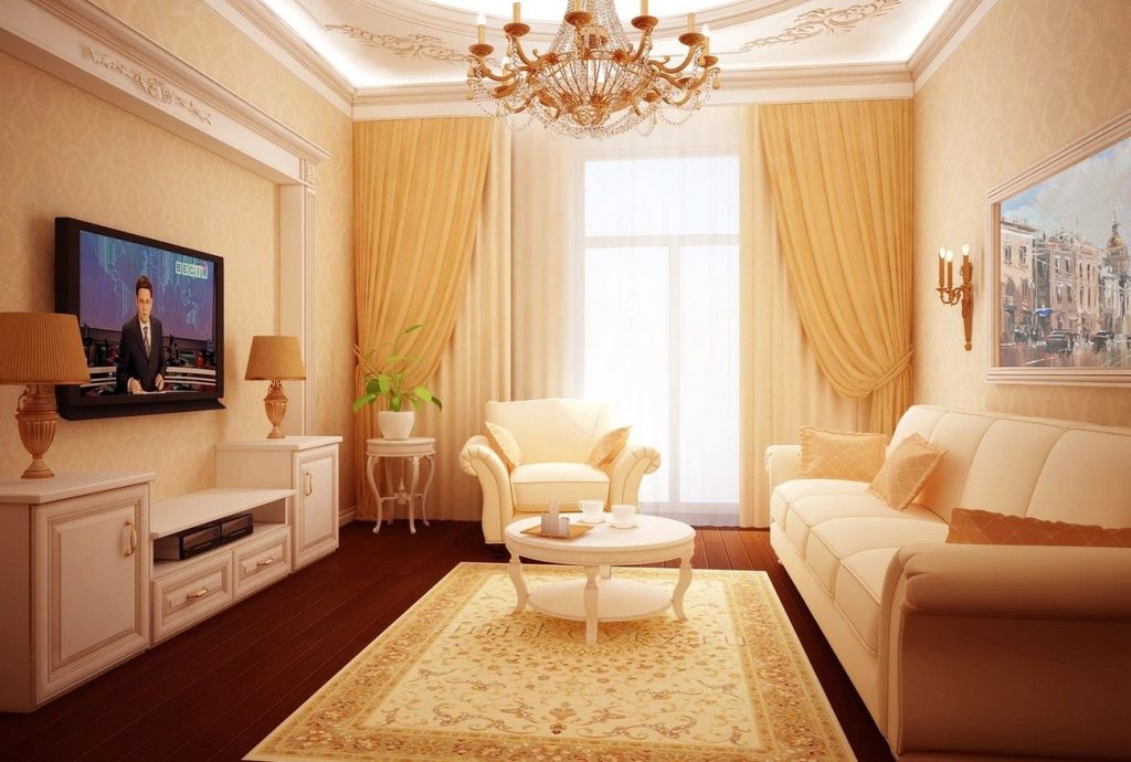 Интерьер в классическом стиле в маленькой квартире (76 фото) - красивые  картинки и HD фото