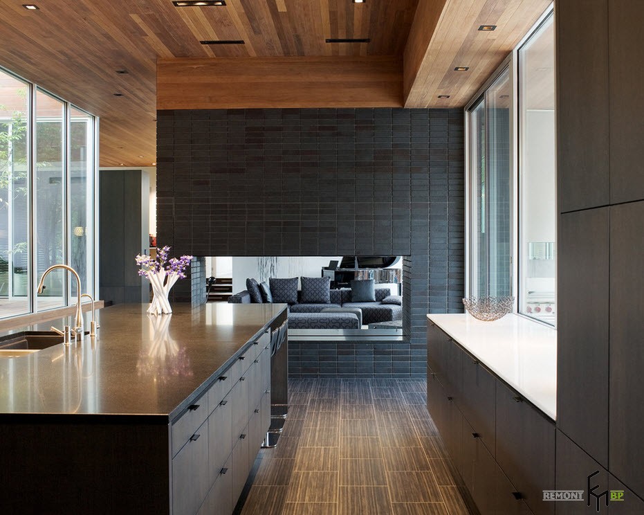 Красивый дизайн кафельной плитки на кухне: стильные варианты отделки стен и  пола