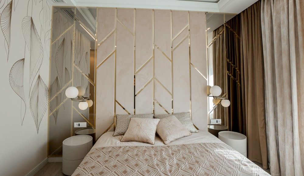 Золото в спальне: 23 самых красивых дизайн-проекта интерьера
