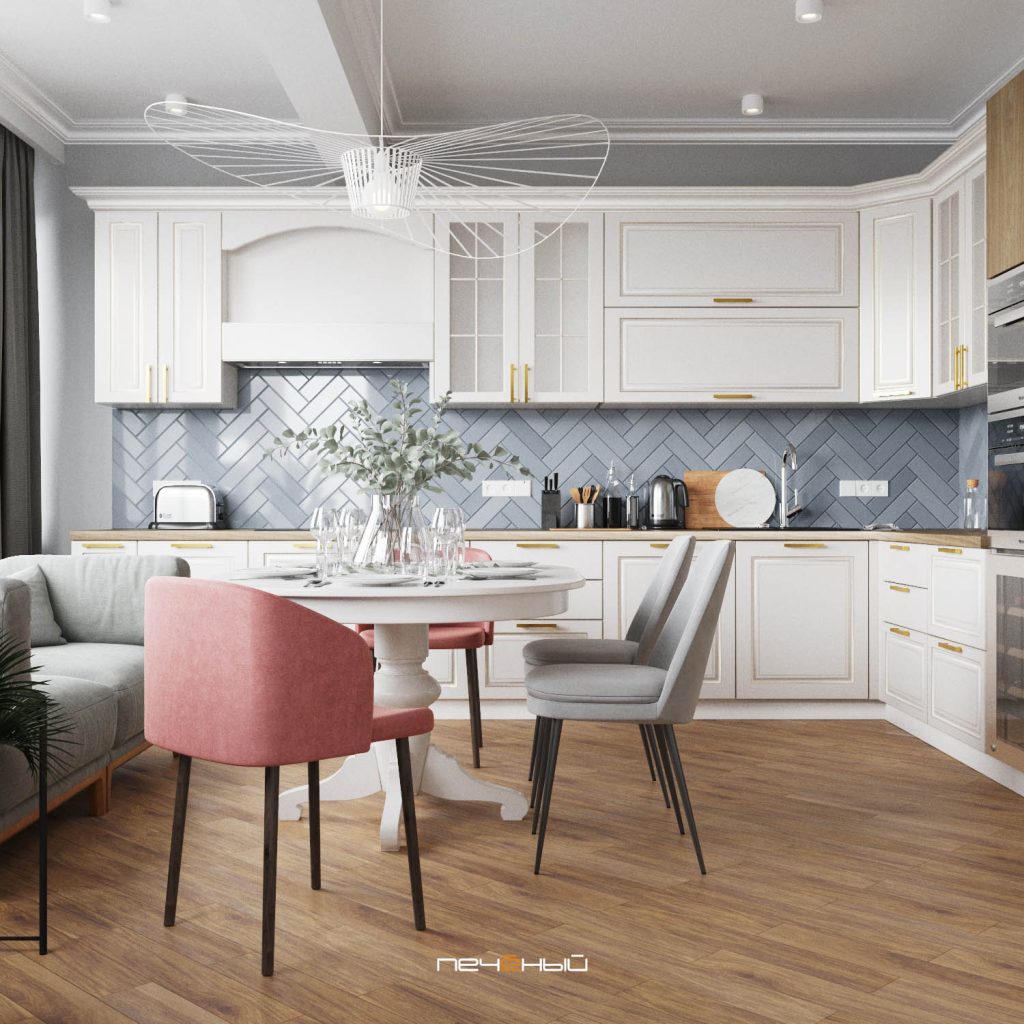 Дизайн кухни-гостиной | 50 фото в доме и квартире