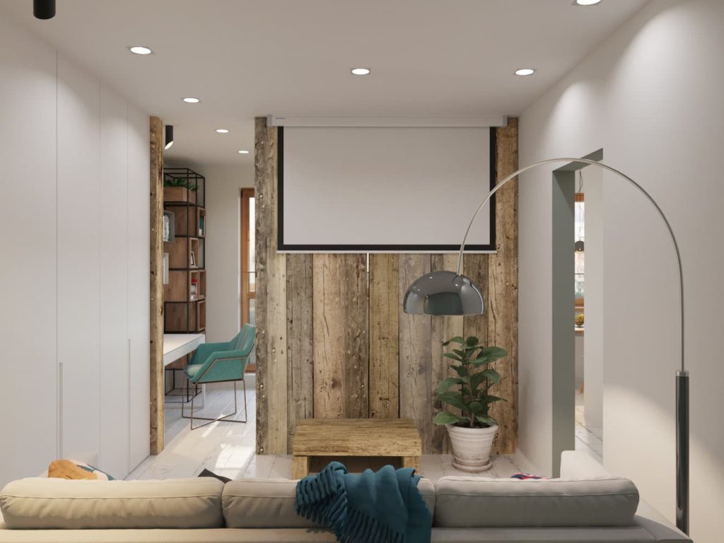 Эко-интерьер однокомнатной квартиры в панельном доме П-44 - проект от  oksana.cymbalova