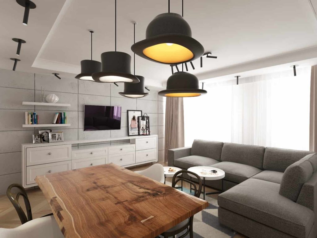 Дизайны для гостиной комнаты со столом - DesignAdvice.Ru - лучший  онлайн-журнал о дизайне интерьеров
