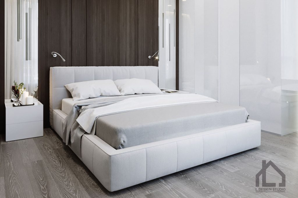Дизайн спальни в стиле минимализм | Блог L.DesignStudio