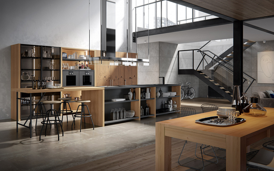 Совмещенная кухня-гостиная: особенности современного дизайна интерьера