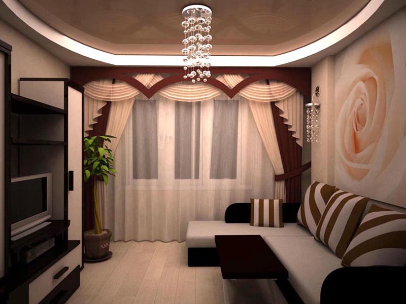Дизайн зала в квартире 18 кв.м: фото, идеи | DomoKed.ru
