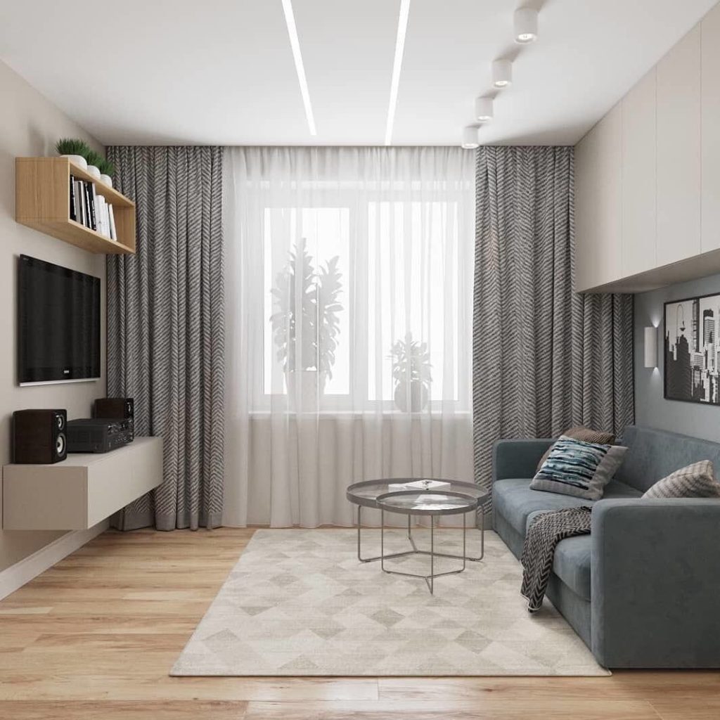 Примеры современного ремонта в двухкомнатной квартире - лучшие дизайн-проекты  и их воплощение. в 2023 году