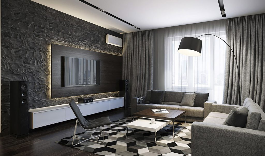 Дизайн гостиной в квартире в современном стиле — идеи и фото интерьера