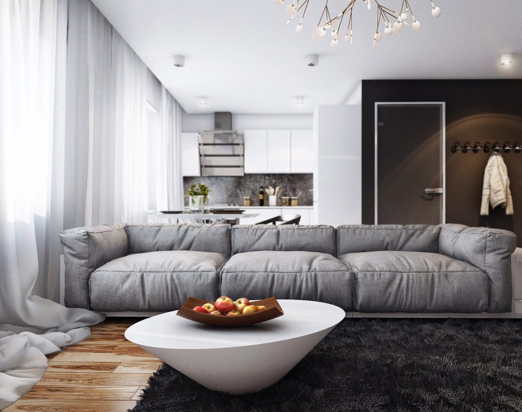 Интерьер квартиры в белом цвете » Современный дизайн на Vip-1gl.ru