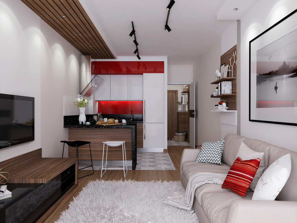 Дизайн квартир 30 кв. м: основные сложности и их преодоление