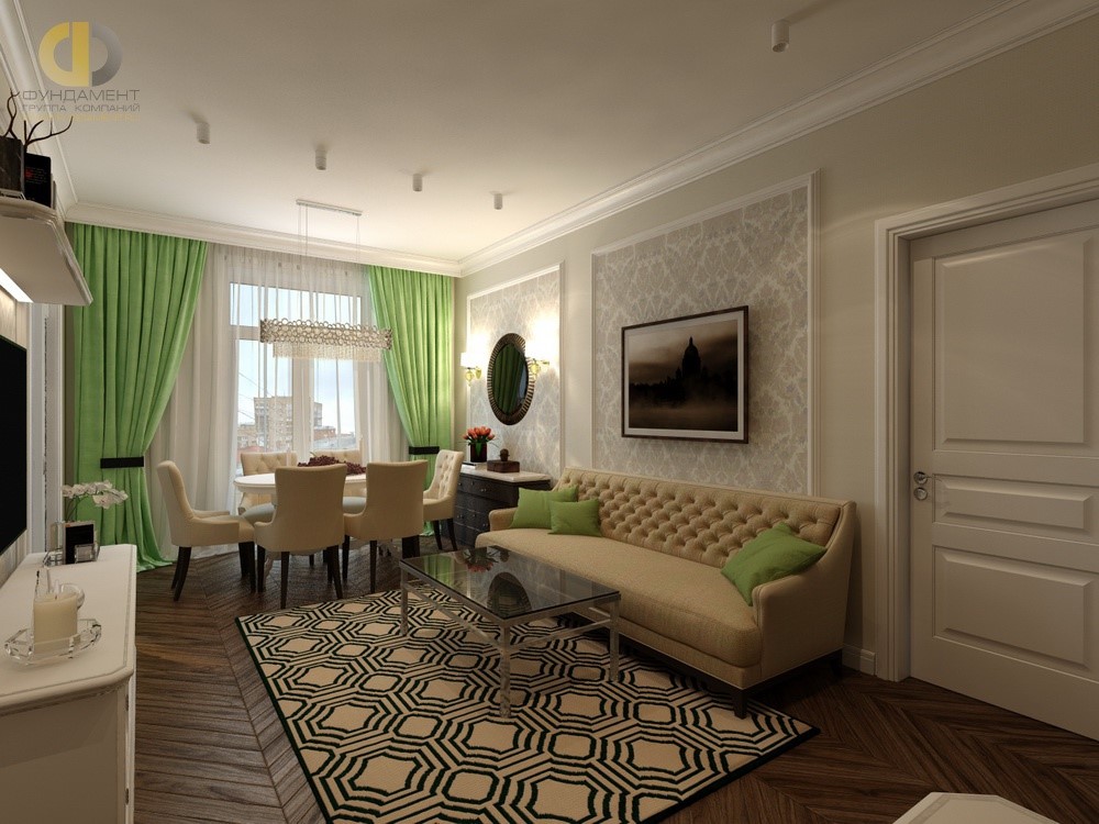 Дизайн проект гостиной - реальные фото интерьеров от Mr.Doors