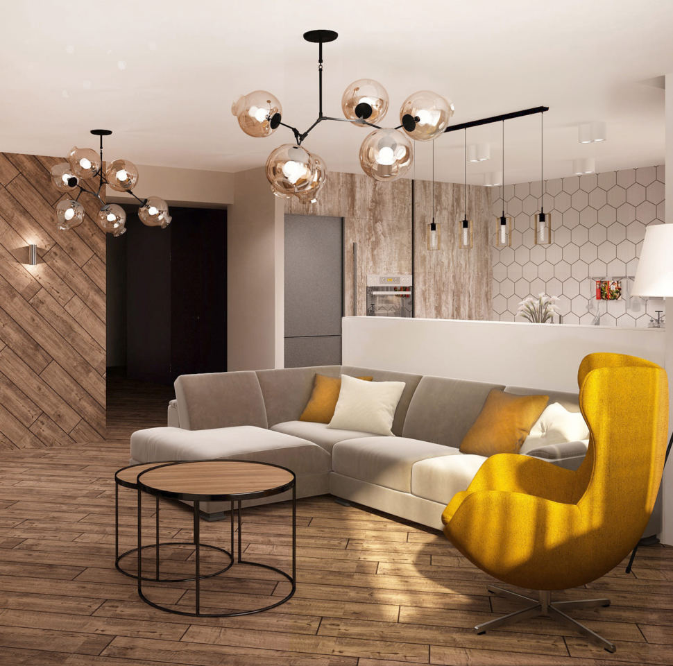 Дизайн гостиной 2022 года: 35 модных идей для современного и стильного  интерьера