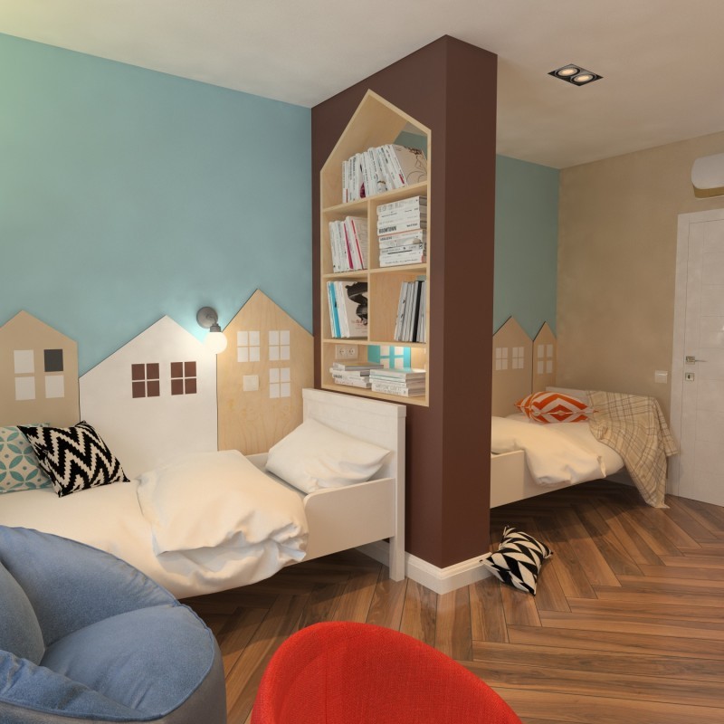 Дизайн детской комнаты для разнополых детей: советы и фото