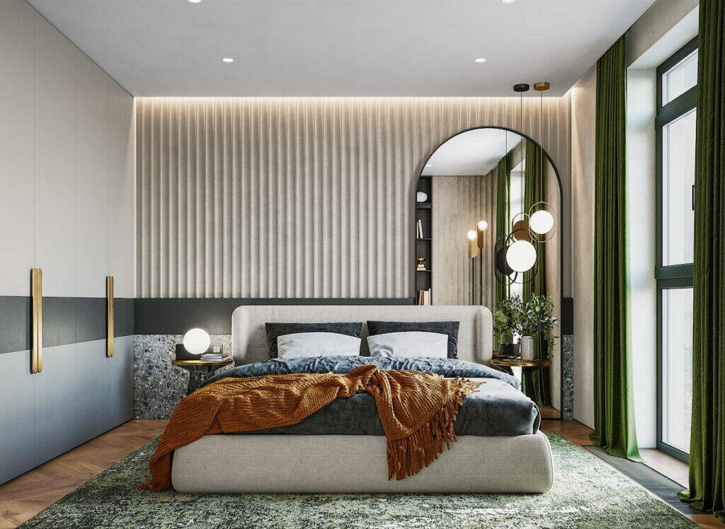 Дизайн спальни 2022 — новинки интерьера: фото и модные тренды, новые стили,  мебель и цвета, декор