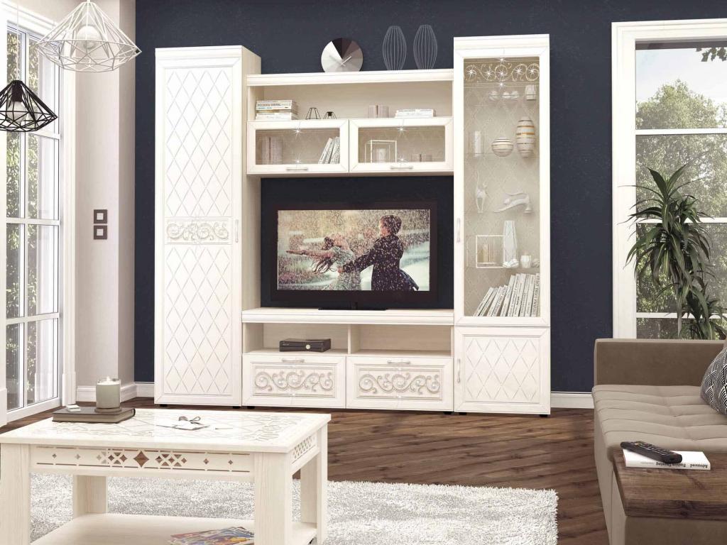 Шкаф в гостиную - фото вариантов компоновки в интерьере — DaVita-мебель
