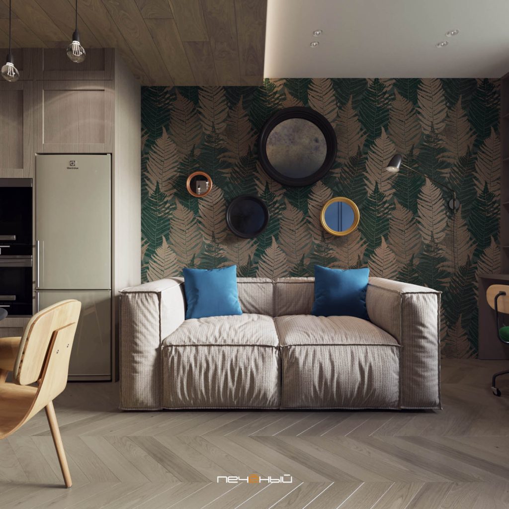 Дизайн обоев в гостинной фото » Современный дизайн на Vip-1gl.ru