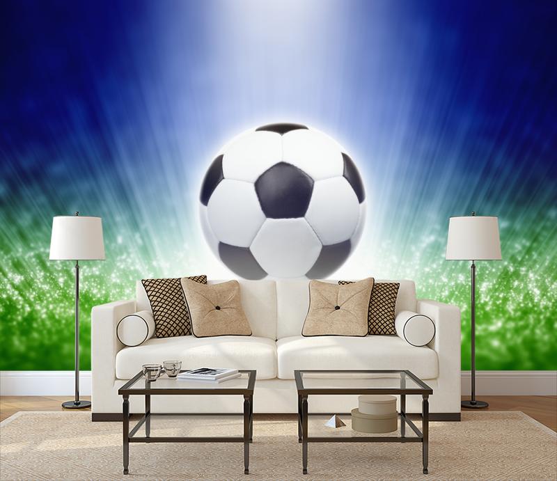 Фотообои на стену Футбольный мяч - Спорт Для подростков Разное