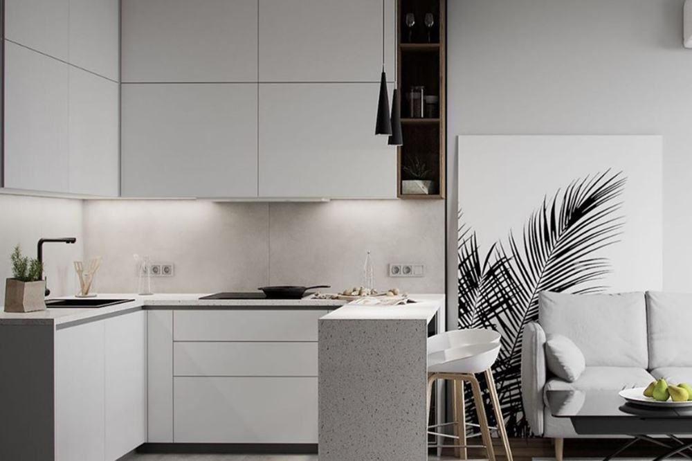 Дизайн кухни-гостиной: 70 лучших фото, стили, цвета, идеи интерьеров в 2023  году