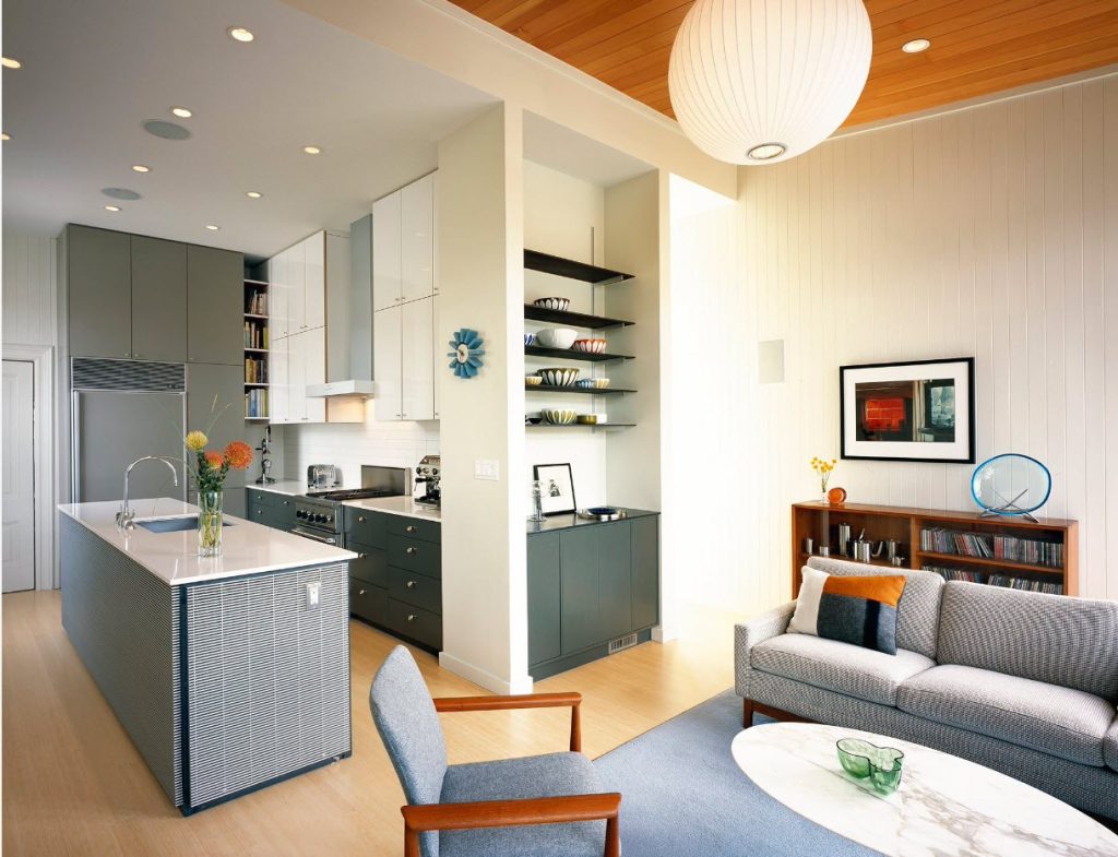 Дизайн кухни-гостиной: полный обзор стилевых и планировочных решений