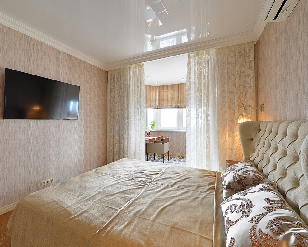 Дизайн спальни с балконом - фото-идеи, советы в блоге об интерьере и  дизайне BestMebelik.ru