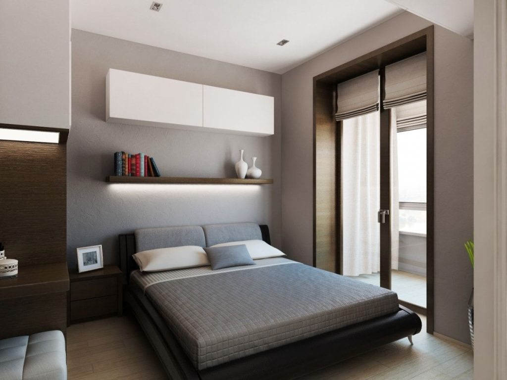 Дизайн маленькой спальни с балконом: совмещать или нет | GD-Home.com |  Дизайн, Идеи домашнего декора, Спальня