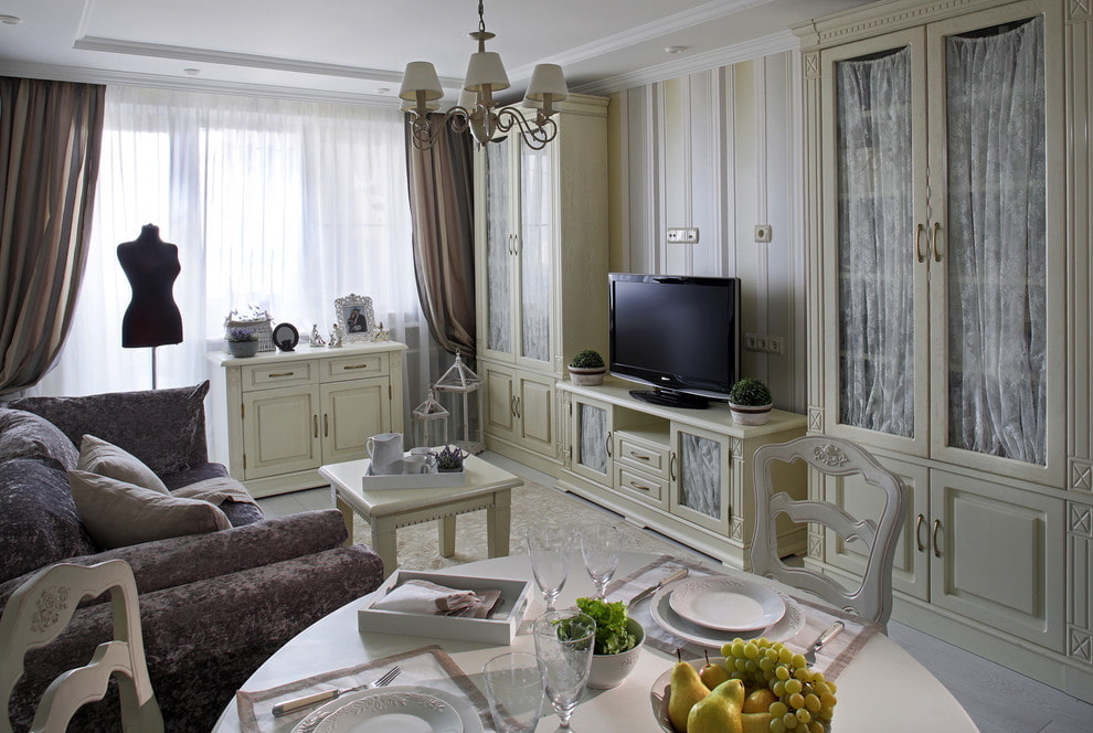Дизайн гостиной в стиле прованс - оформляем стильный интерьер со вкусом (80  фото)