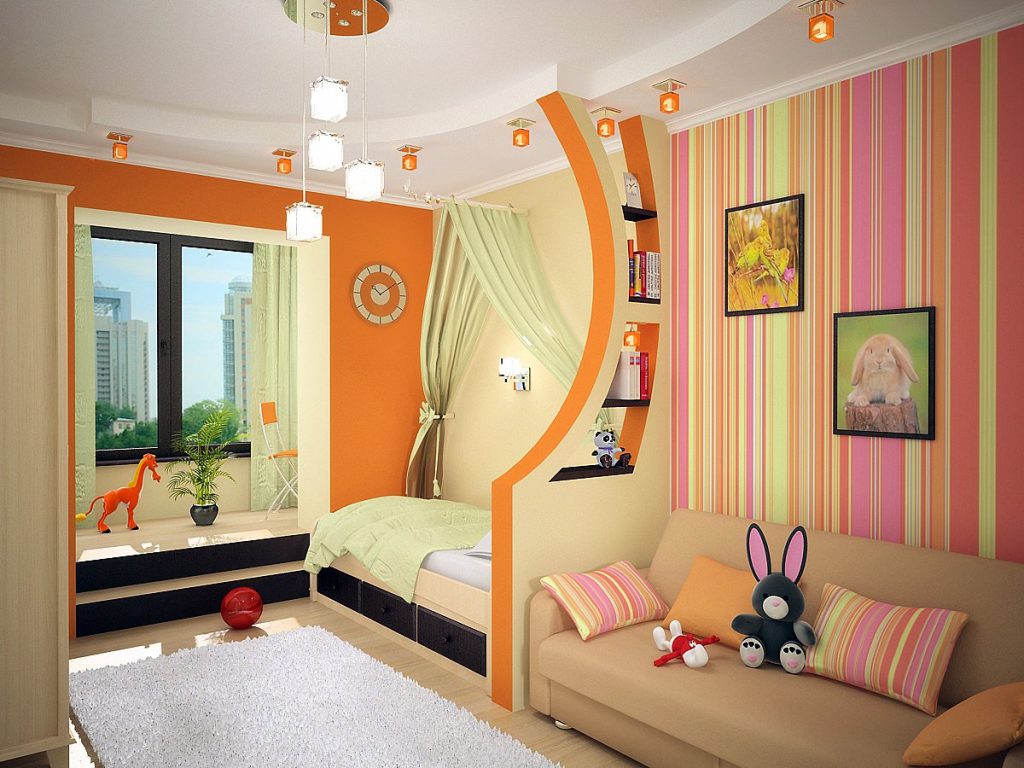 Дизайн детской комнаты для двух разнополых детей: советы по обустройству