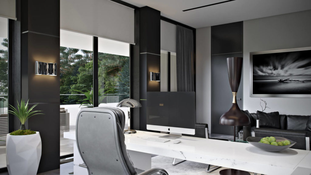 Дизайн интерьера кабинета в трехкомнатной квартире - Уютный дом