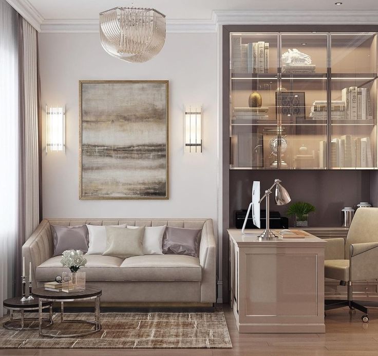 Кабинет в классическом стиле: мебель в интерьере комнаты, фотографии дизайна