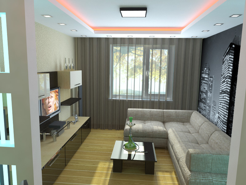 Идеи дизайна интерьера для маленькой комнаты спальни-гостиной | Блог о  ремонте и дизайне интерьера