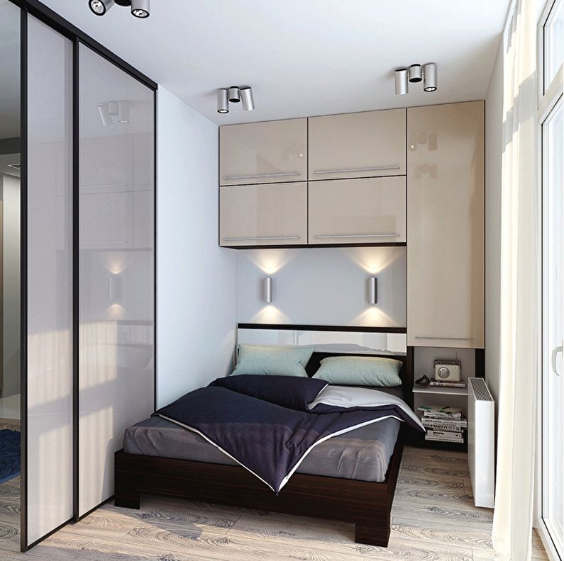 Дизайн маленькой спальни: 90 фото интерьеров — Идеи для ремонта